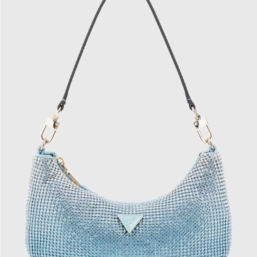 Guess Zalina Light Blue Rhinestone bag